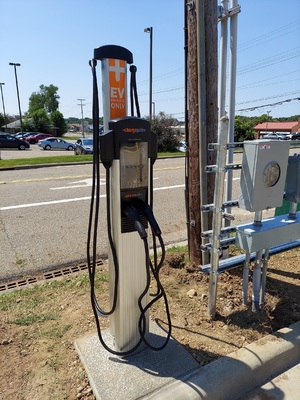 Electric Vehicle Charging Station at Belden Village