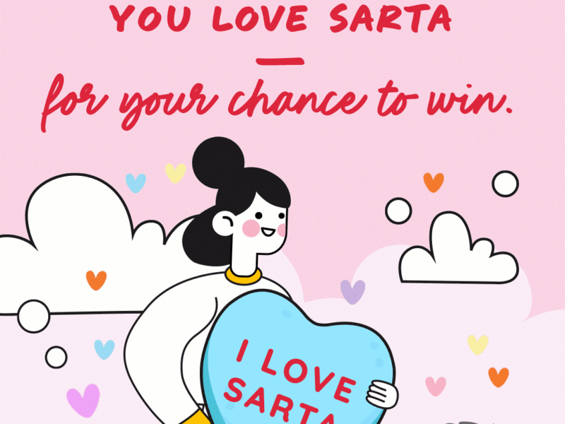 Put a Litte SARTA in your Heart Graphic